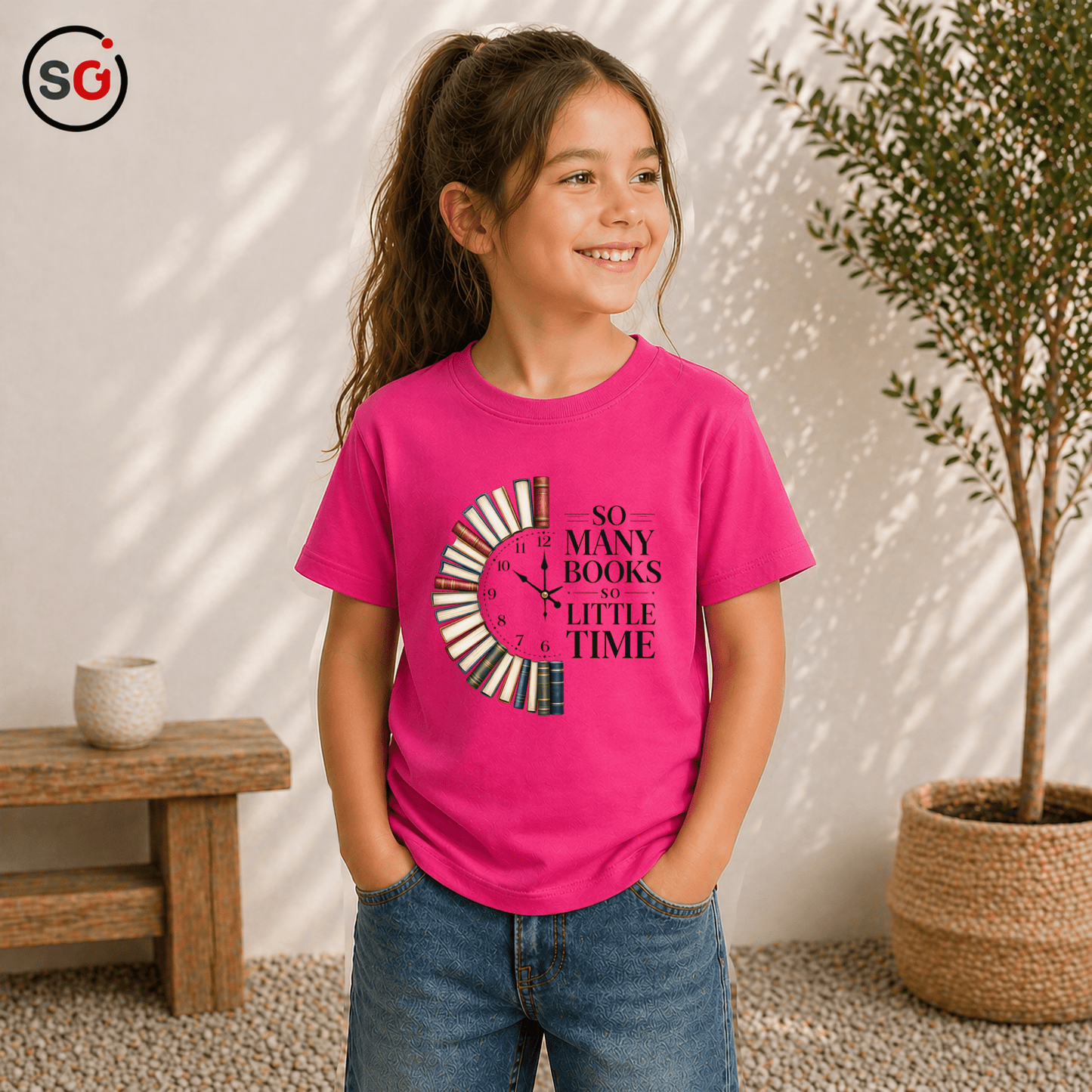 Bücher T-Shirt: So Many Books So Little Time | Für Leseratten & Kids - StyleOne