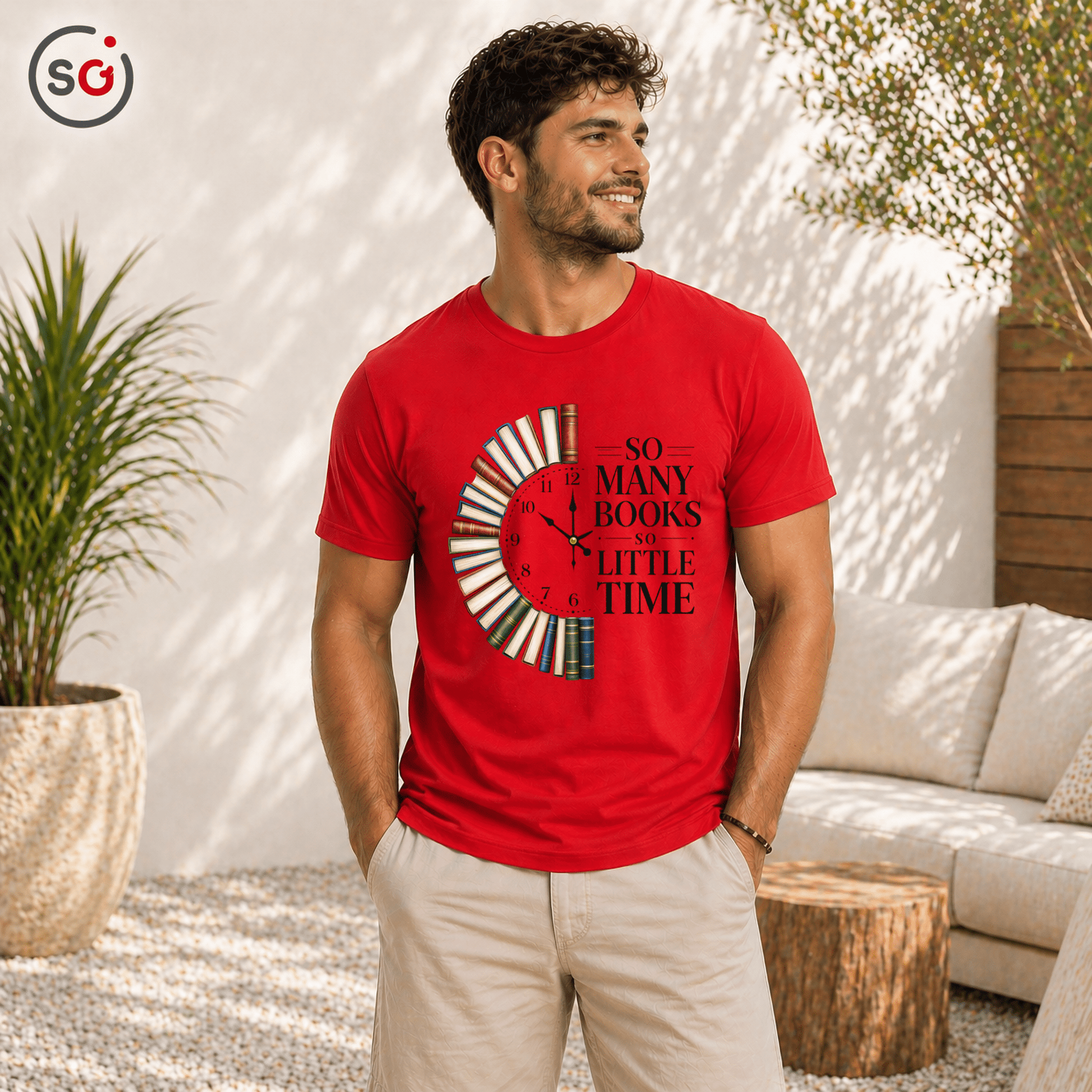 Bücher T-Shirt: So Many Books So Little Time | Für Leseratten & Kids - StyleOne