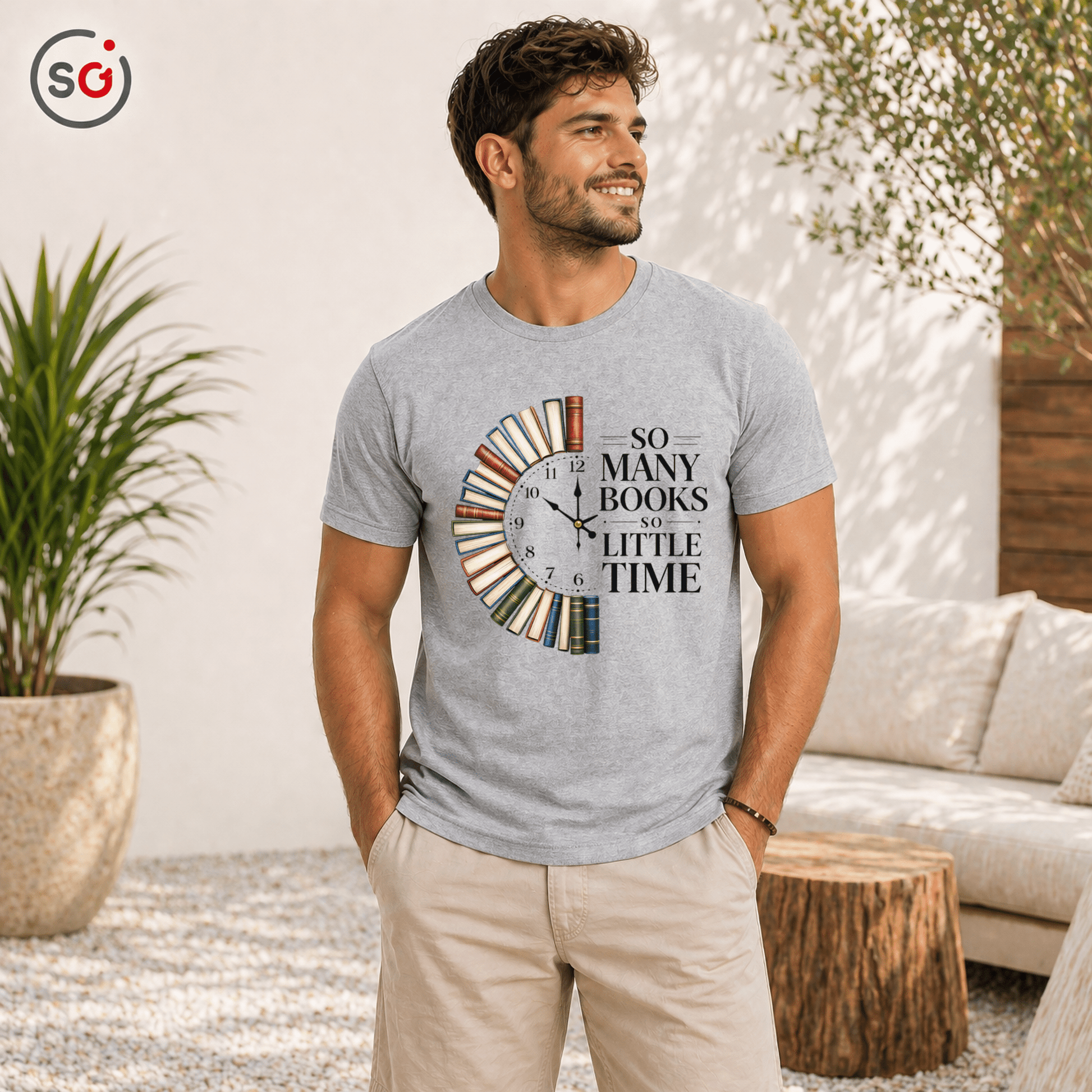 Bücher T-Shirt: So Many Books So Little Time | Für Leseratten & Kids - StyleOne
