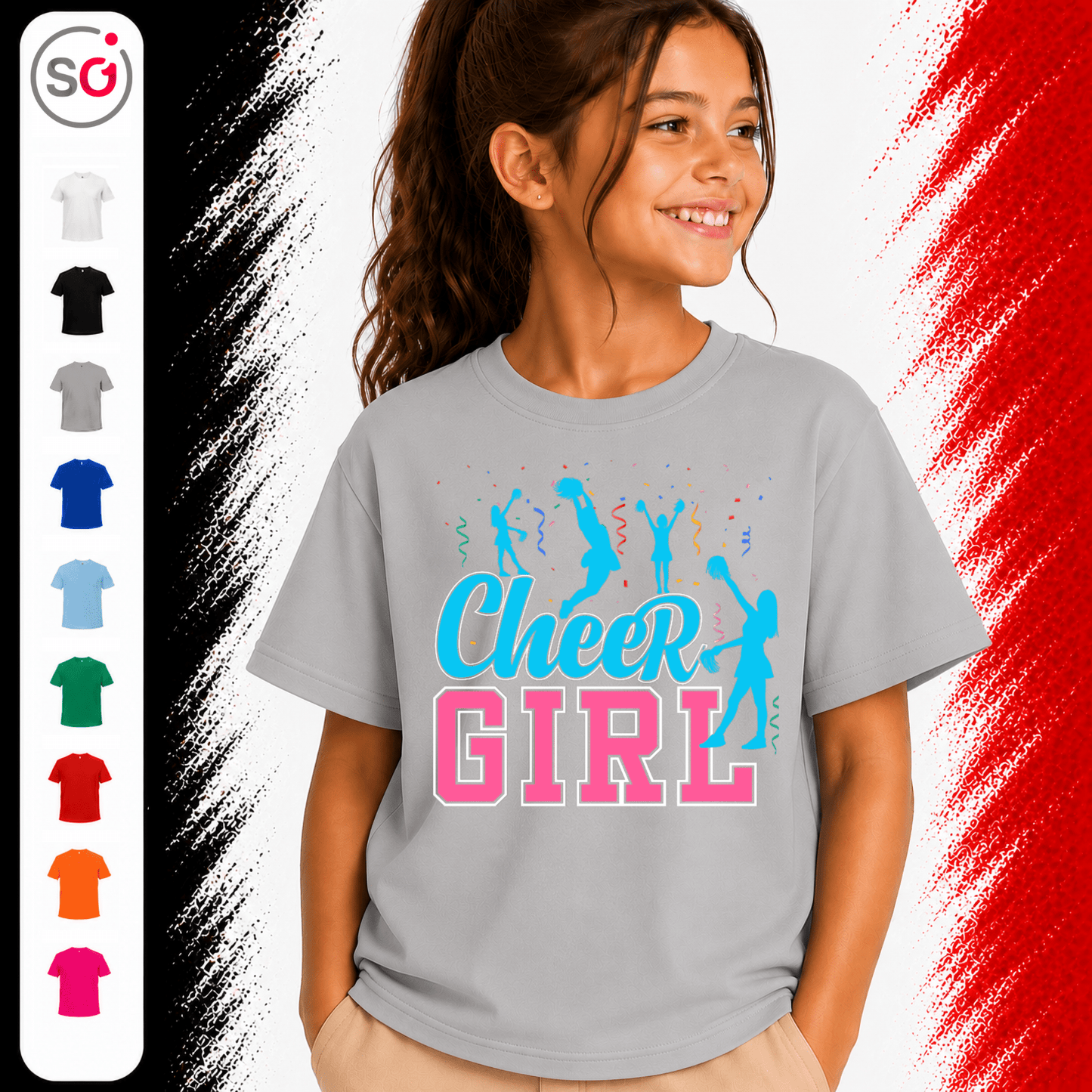 Cheer Girl Kinder T-Shirt: Jubelnd & Stylisch für kleine Fans - StyleOne
