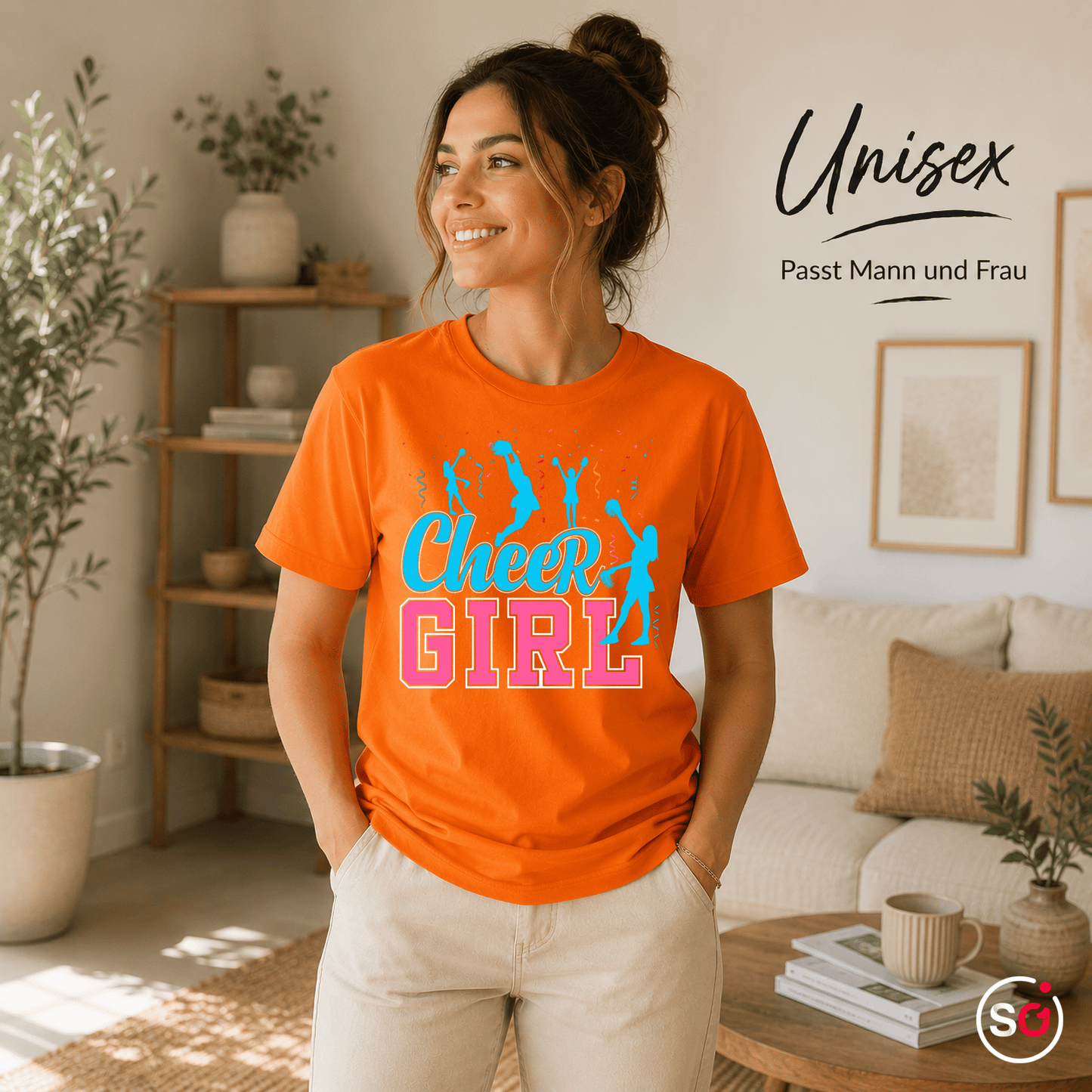 Cheer GIRL T-Shirt – Sportliches Design für Damen & Herren - StyleOne