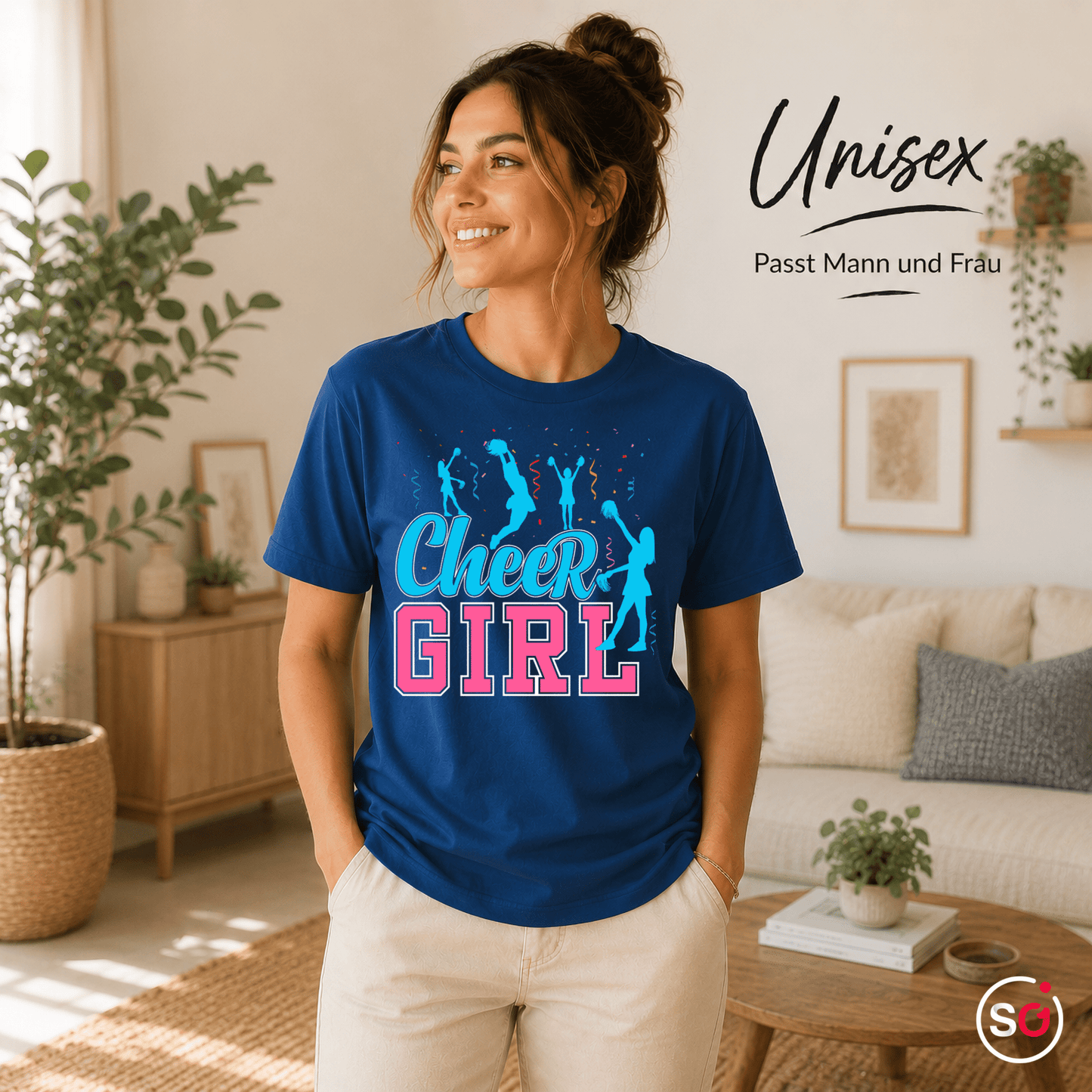 Cheer GIRL T-Shirt – Sportliches Design für Damen & Herren - StyleOne