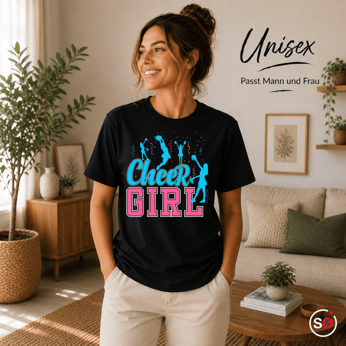 Cheer GIRL T-Shirt – Sportliches Design für Damen & Herren - StyleOne
