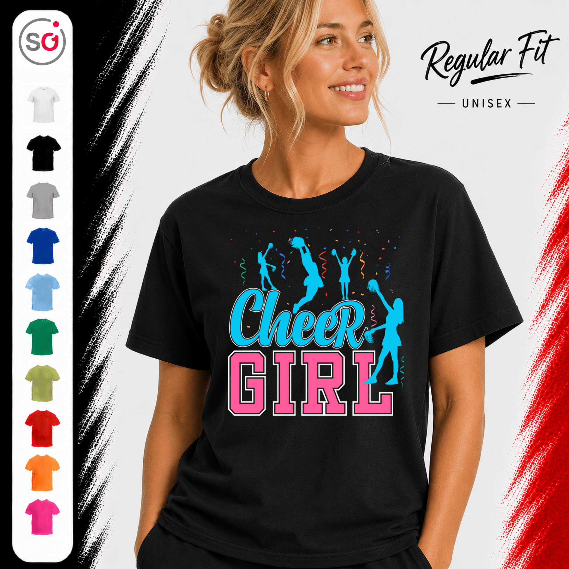 Cheer GIRL T-Shirt – Sportliches Design für Damen & Herren - StyleOne