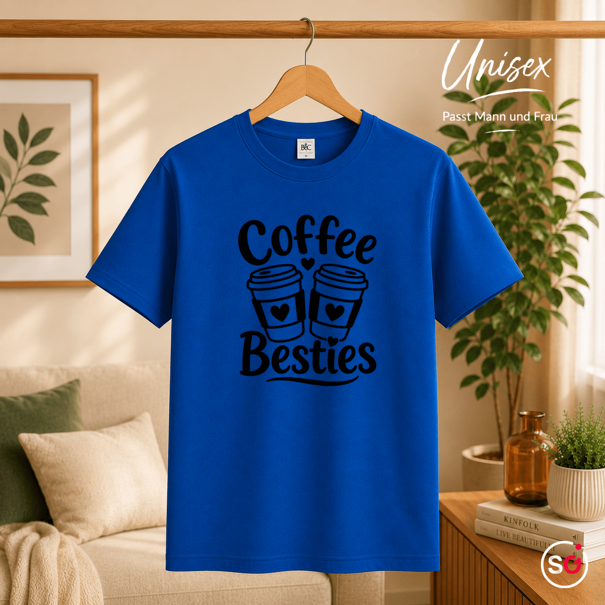 Coffee Besties T-Shirt | Design für Kaffeeliebhaber & beste Freunde - StyleOne