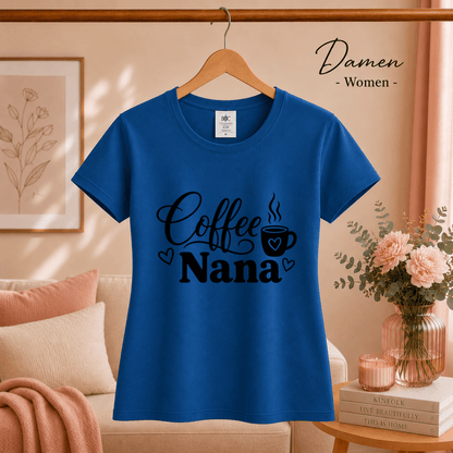 Coffee Nana Design mit Kaffeetasse & Herzen – Liebevoller Spruch für die beste Großmutter - StyleOne