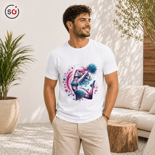 Energiegeladenes Cheerleader T-Shirt für Sport, Tanz & Fans | Familie - StyleOne