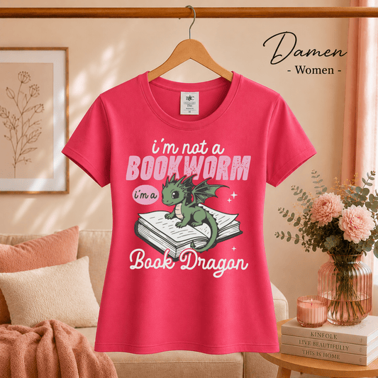Ich bin kein Bücherwurm, ich bin ein Buchdrache: Charmantes Drachenmotiv für Lesefans - StyleOne