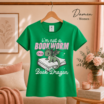 Ich bin kein Bücherwurm, ich bin ein Buchdrache: Charmantes Drachenmotiv für Lesefans - StyleOne