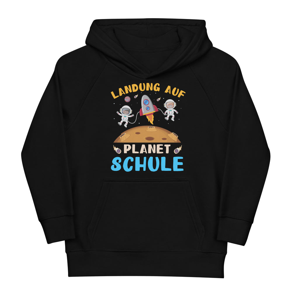 Landung auf PLANET SCHULE! Einschulung Hoodie | Kapuzenpullover