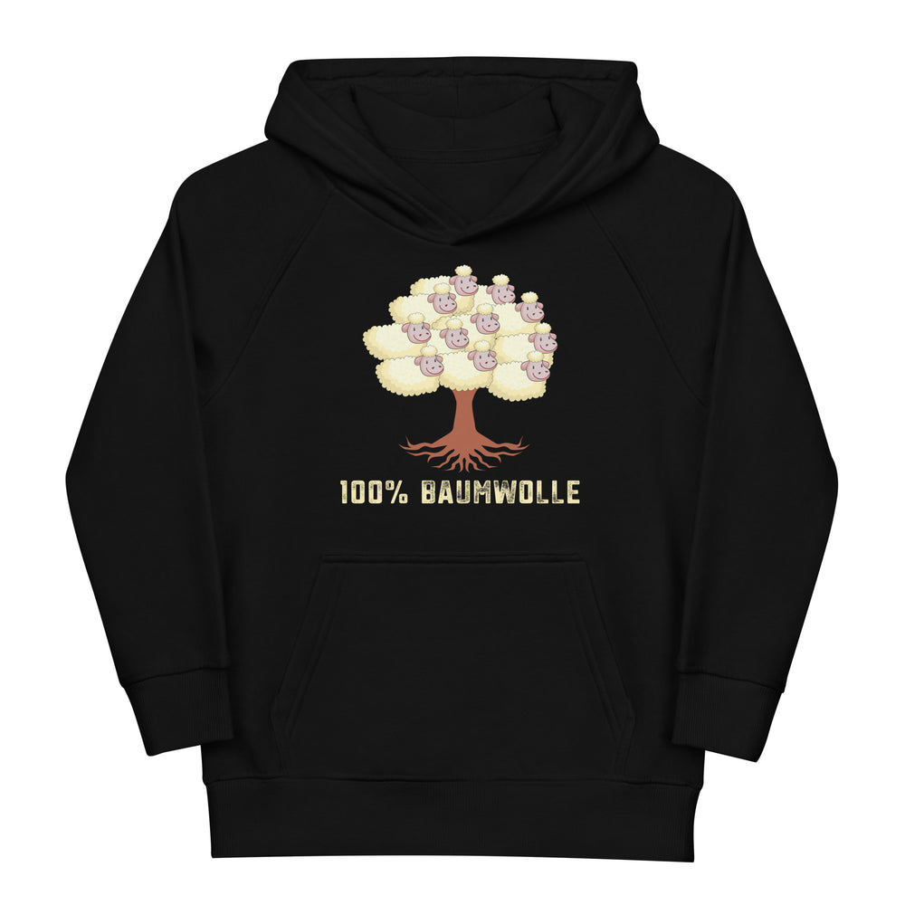 100% Baumwolle - Funny Schafe auf dem Baum Hoodie