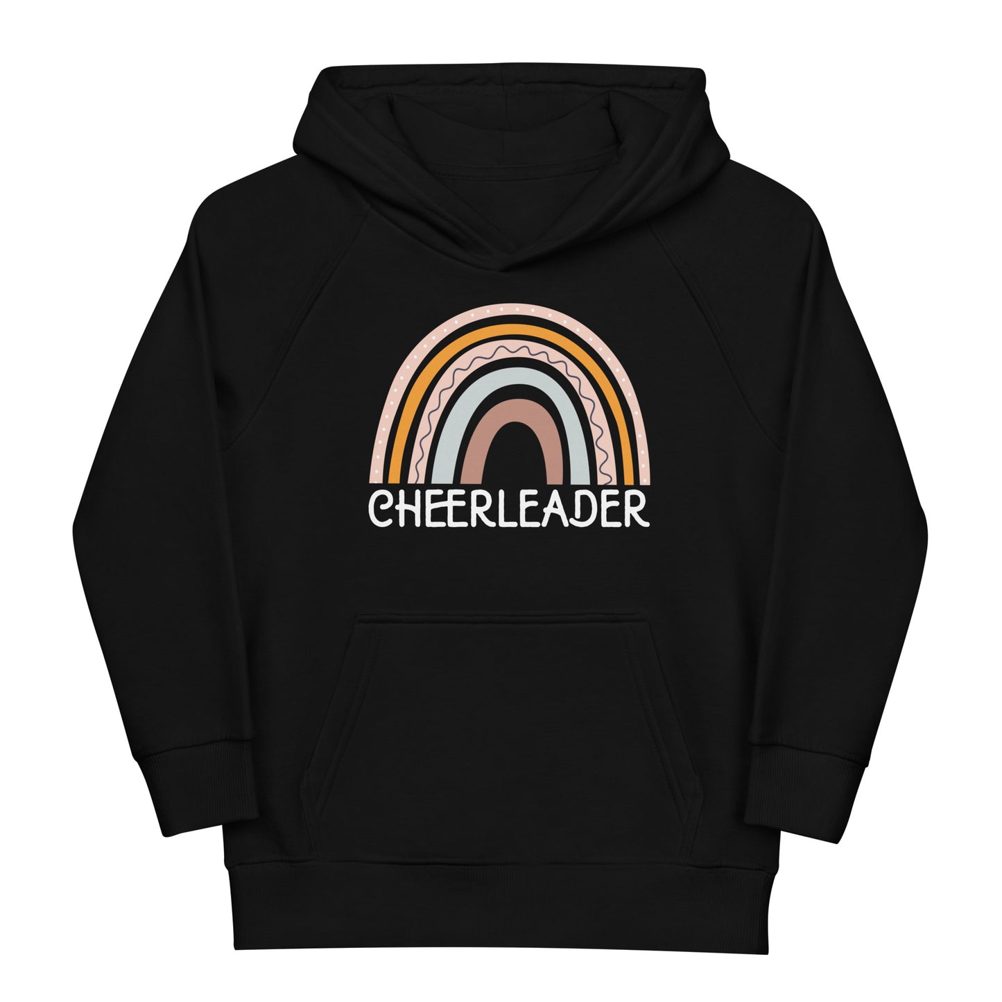 Cheerleader Rainbow Style Hoodie - Bunte Vielfalt im Cheerleading-Look