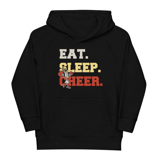 Eat Sleep CHEER Hoodie - Immer Cheerleading für Kids