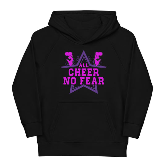 All Cheer No Fear Hoodie für Cheerleading Fans – Stylischer Kapuzenpullover