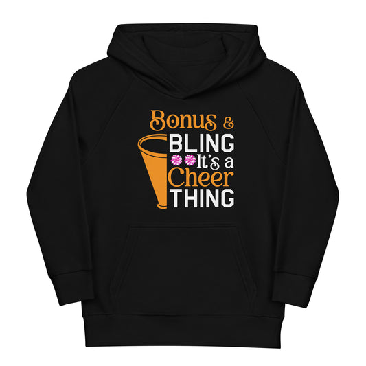 Bonus and Bling Cheer Hoodie – Perfekter Kapuzenpullover für Cheerleader