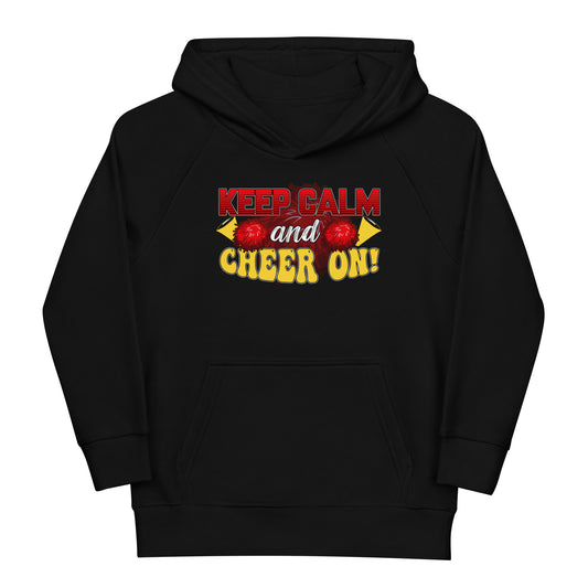 Keep Calm and CHEER ON Hoodie – Dein Motto für Cheerleading Erfolg