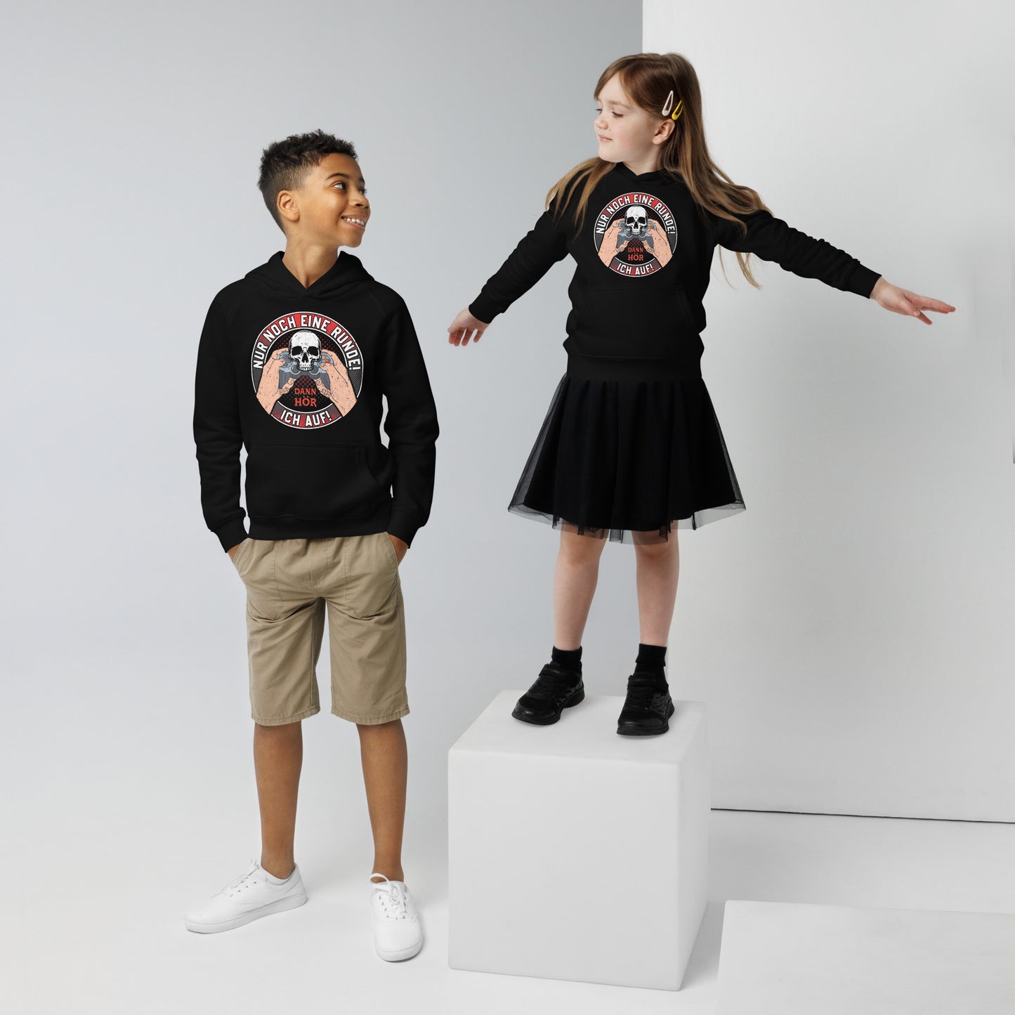 Gamer-Lebensmotto: Nur noch eine Runde, dann ist Schluss! Hoodie