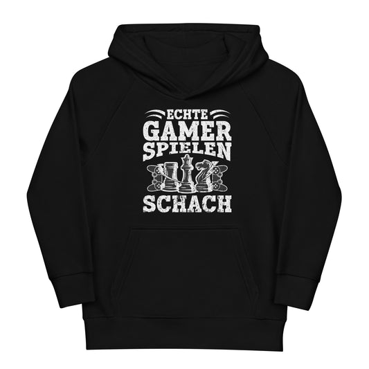 Gaming-Kunst: Echte Gamer spielen Schach! Hoodie
