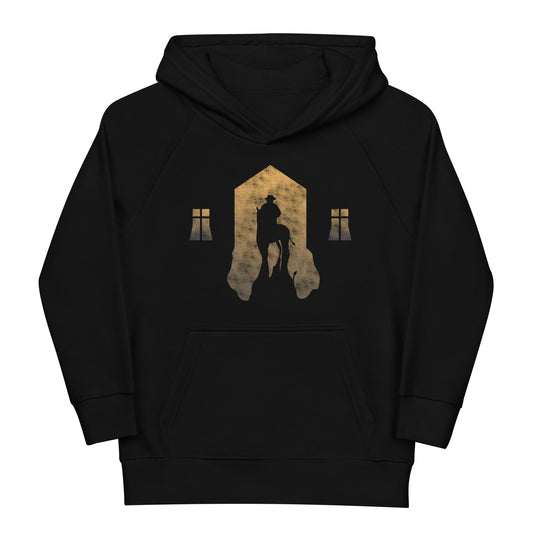 Stylischer Kinder Hoodie: Retro Vintage mit Pferdesilhouette für kleine Trendsetter