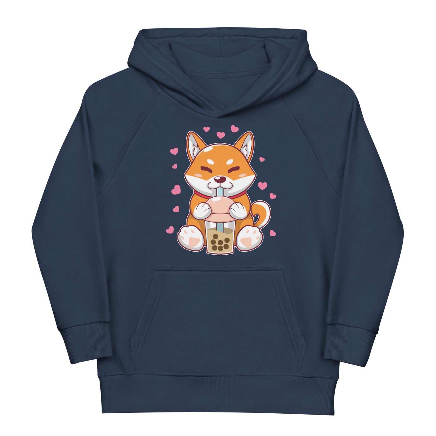 Shiba Inu. Comic Hund Style Hoodie | Kapuzenpullover