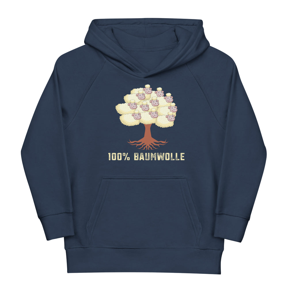 100% Baumwolle - Funny Schafe auf dem Baum Hoodie