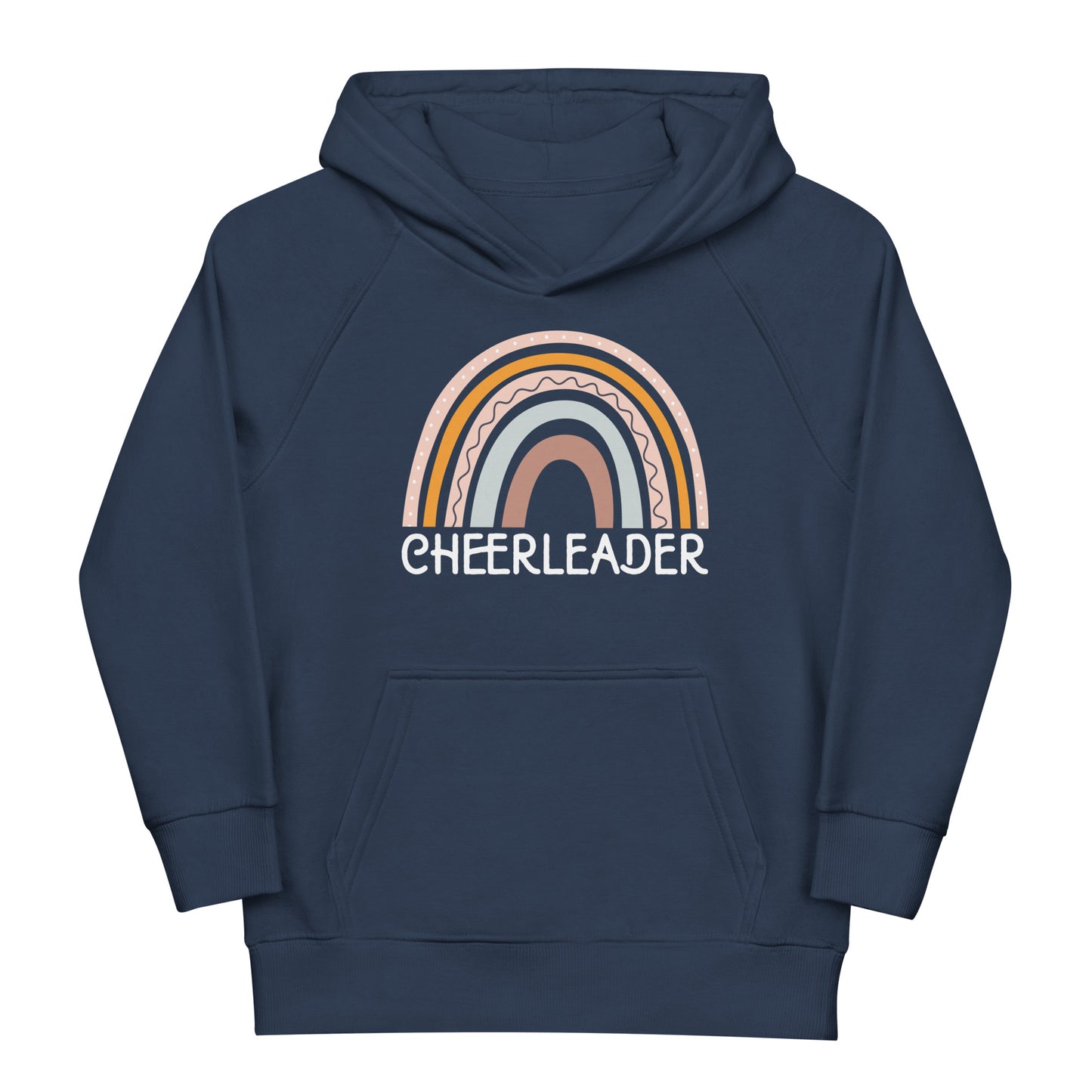 Cheerleader Rainbow Style Hoodie - Bunte Vielfalt im Cheerleading-Look