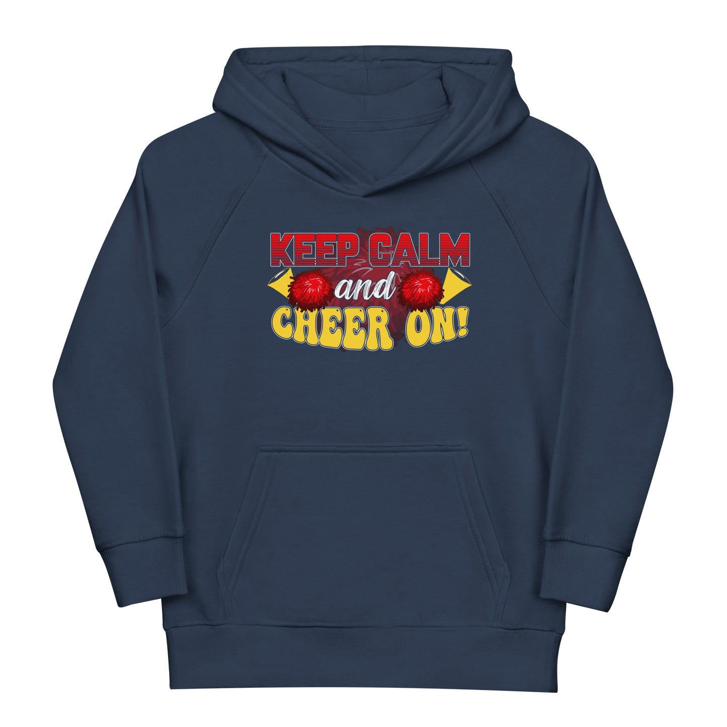 Keep Calm and CHEER ON Hoodie – Dein Motto für Cheerleading Erfolg