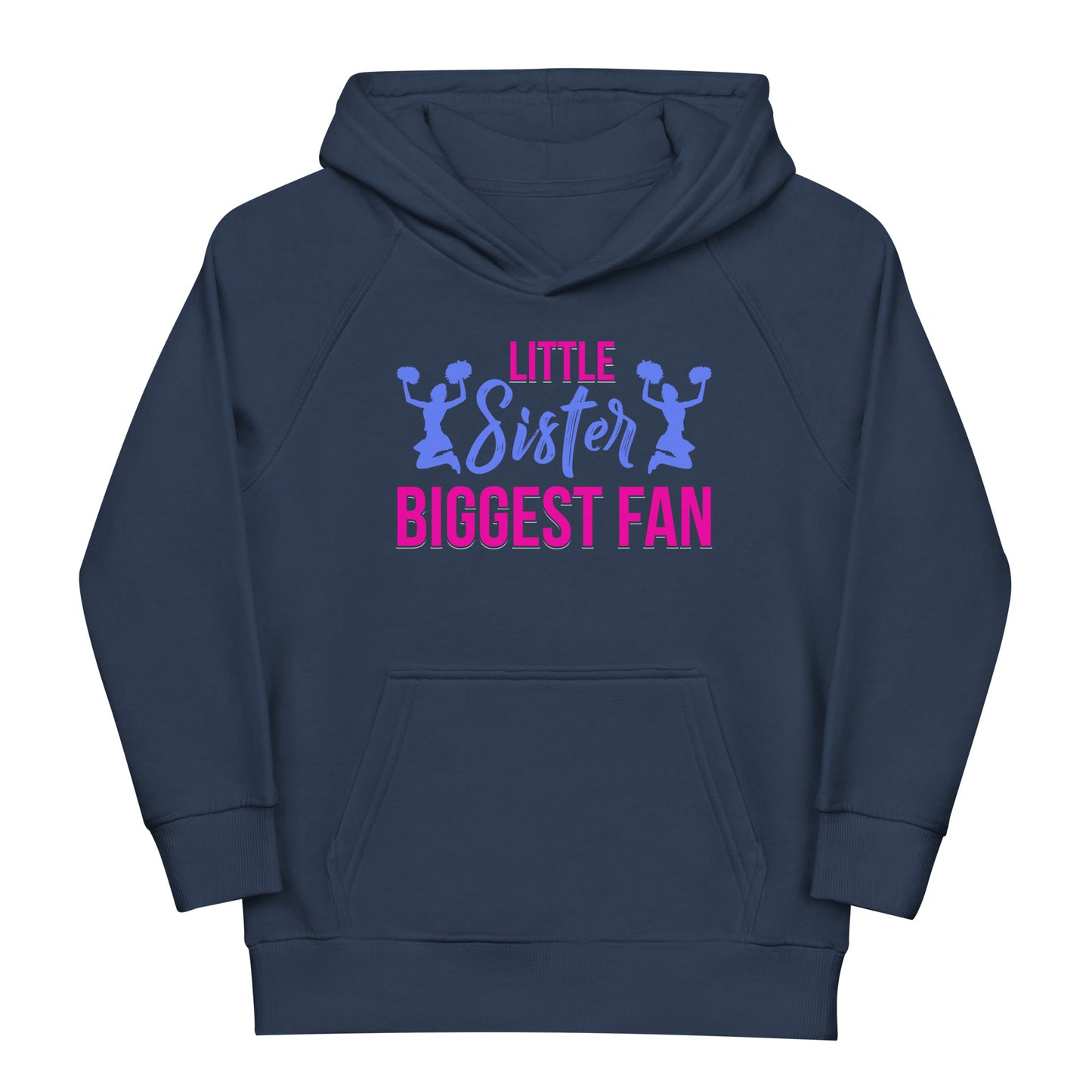 Little Sister, Biggest Fan Hoodie – Spaß im Cheerleading-Stil!