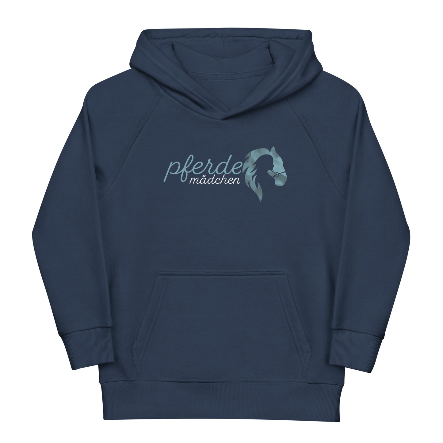 Pferdemädchen im Logo Style für modebewusste Kids Hoodie