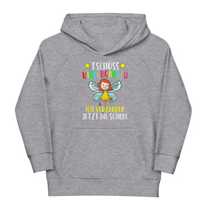 schüss Kindergarten. Ich verzauber jetzt die Schule! Einschulung Hoodie | Coole Kaputzenpullover