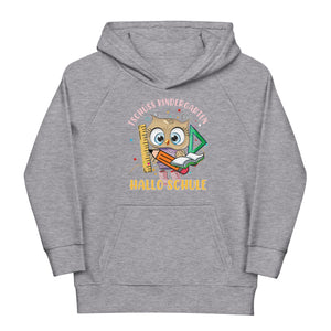 Lustiger Schulstart Hoodie - Tschüss Kindergarten, hallo Schule!