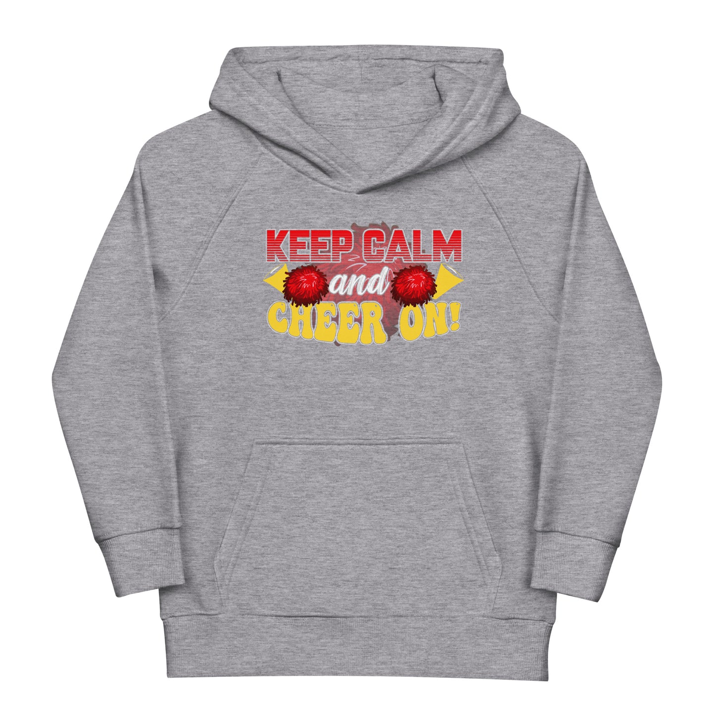 Keep Calm and CHEER ON Hoodie – Dein Motto für Cheerleading Erfolg