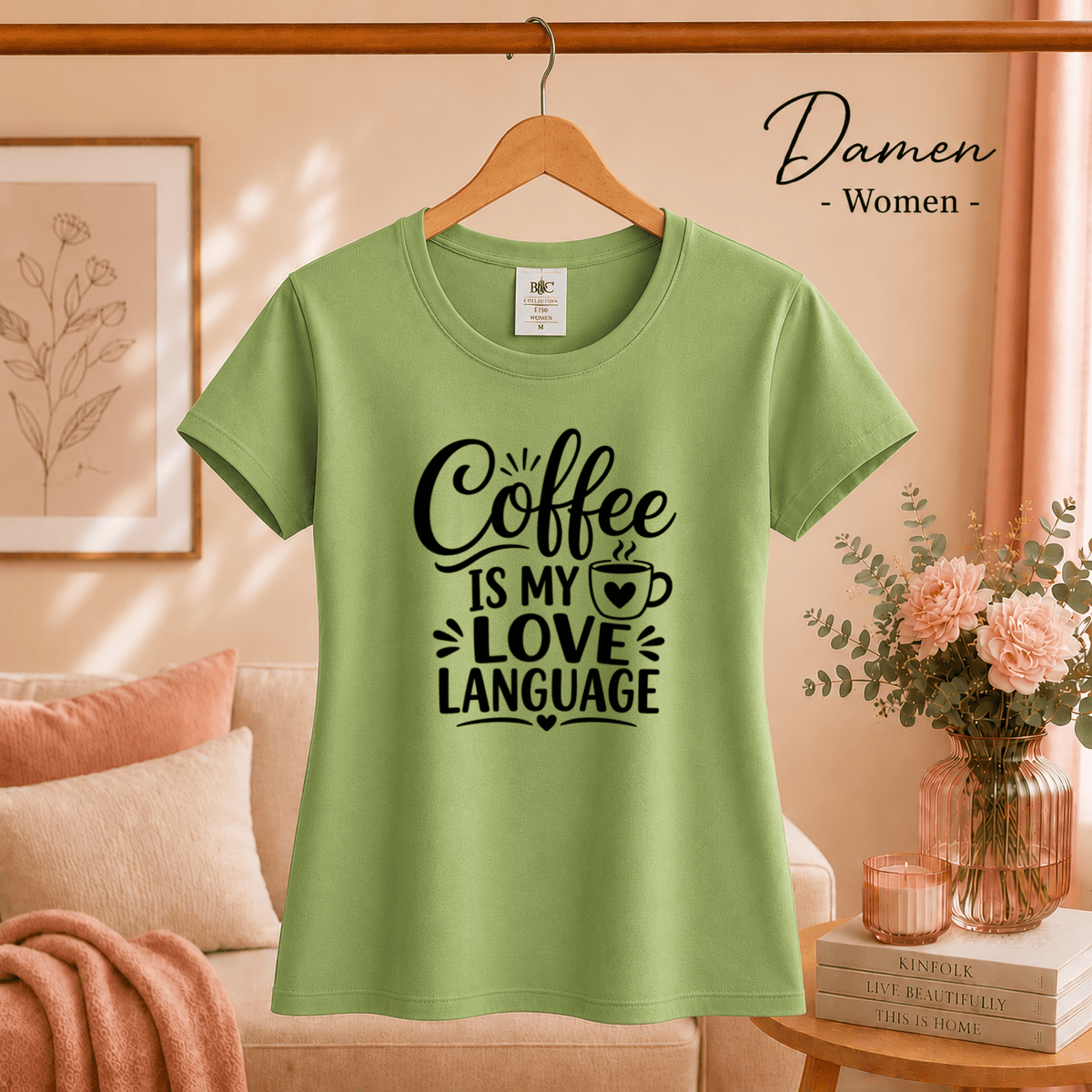 T-Shirt "Coffee is my Love Language" | Statement-Design für Kaffeeliebhaber - StyleOne