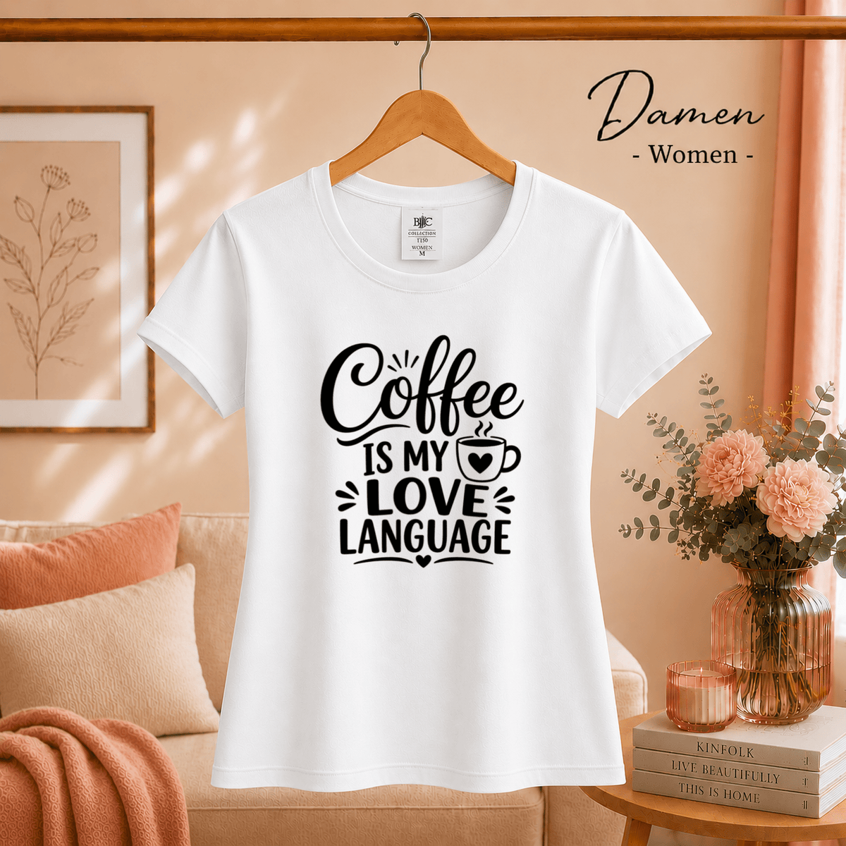 T-Shirt "Coffee is my Love Language" | Statement-Design für Kaffeeliebhaber - StyleOne