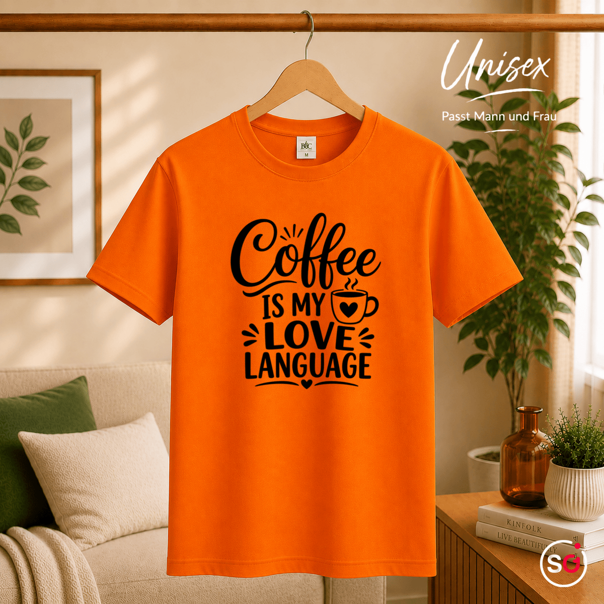 T-Shirt "Coffee is my Love Language" | Statement-Design für Kaffeeliebhaber - StyleOne