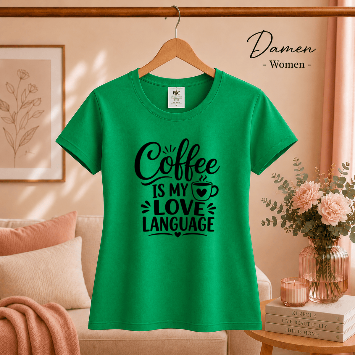 T-Shirt "Coffee is my Love Language" | Statement-Design für Kaffeeliebhaber - StyleOne