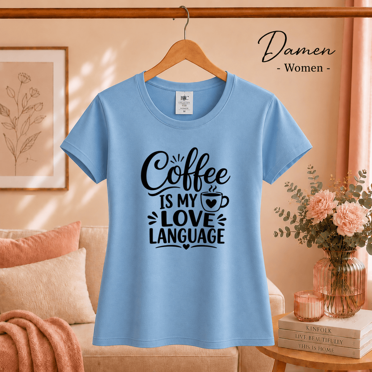 T-Shirt "Coffee is my Love Language" | Statement-Design für Kaffeeliebhaber - StyleOne