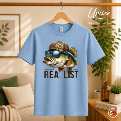 The Realist T-Shirt | Cooler Barsch mit Sonnenbrille und Angelhaken-Spruch - StyleOne
