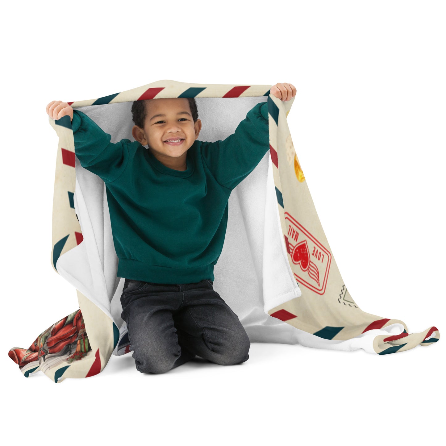 Weihnachtsfreude in Deckenform: Kuscheldecke 'Das Fest der Freude' – Weihnachten in jedem Zoll genießen