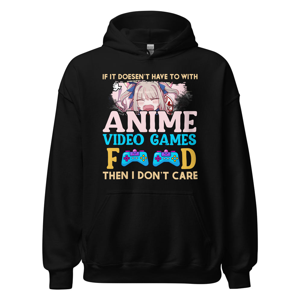 Anime, Videogames & Food! Hoodie | Stylischer Kapuzenpullover für Anime-Fans