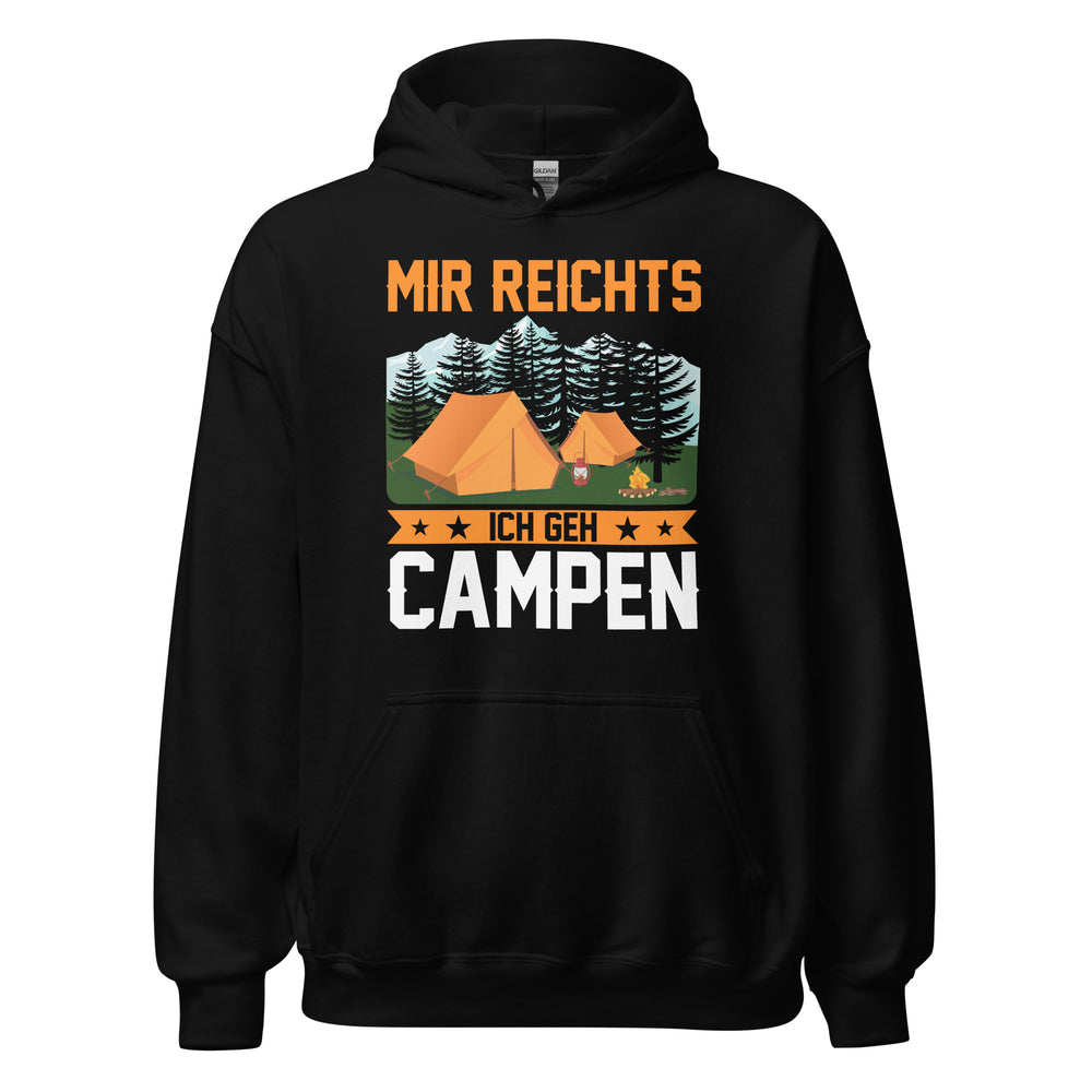 Mir reichts, ich geh Campen Hoodie | Outdoor-Kapuzenpullover für Naturabenteurer