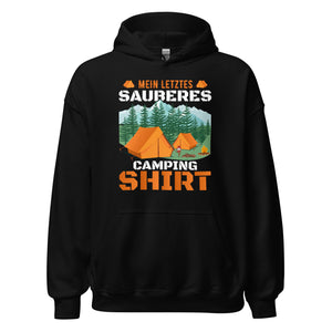 Mein letztes sauberes Camping Shirt Hoodie | Outdoor-Kapuzenpullover für Naturliebhaber