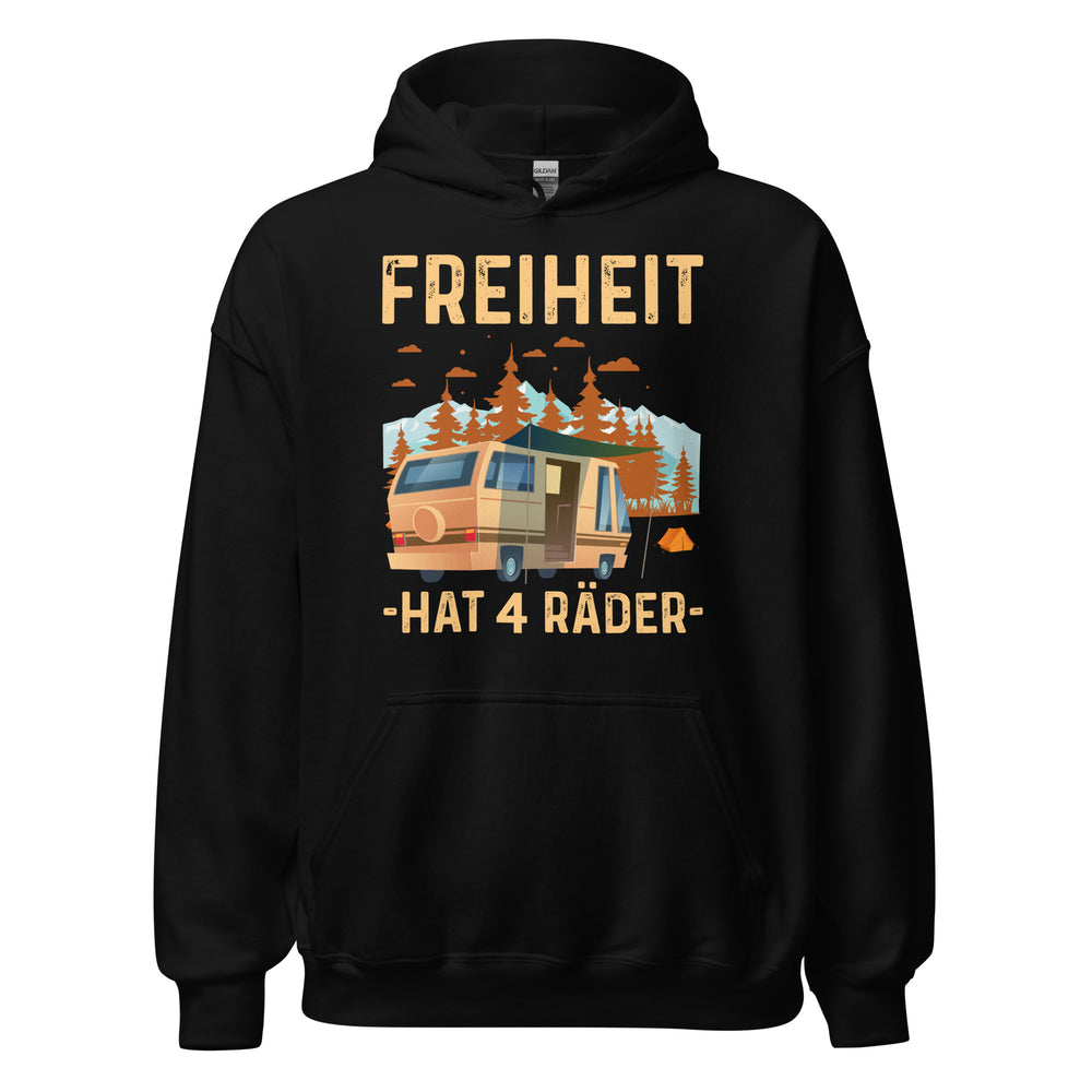 FREIHEIT hat 4 Räder Hoodie | Outdoor-Kapuzenpullover für Abenteurer