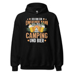 Camping und Bier Hoodie | Outdoor-Kapuzenpullover für den einfachen Mann