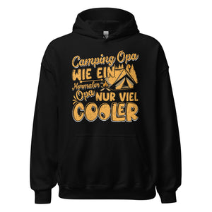 Camping Opa Hoodie | Cooler Kapuzenpullover für Outdoor-Liebhaber