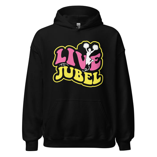 Live Jubel Cheer! Hoodie - Stilvoller Kapuzenpullover für Jubelnde