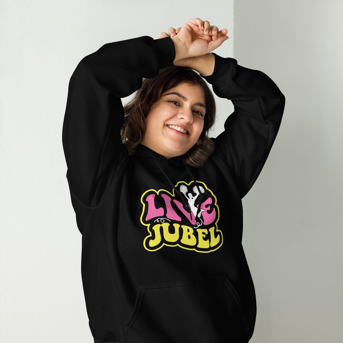 Live Jubel Cheer! Hoodie - Stilvoller Kapuzenpullover für Jubelnde