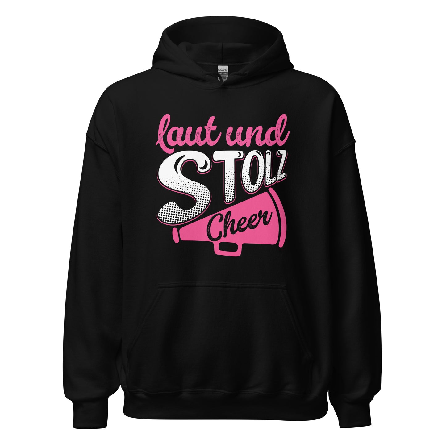 Laut und Stolz! Cheer! Hoodie - Trendiger Kapuzenpullover für laute Begeisterung