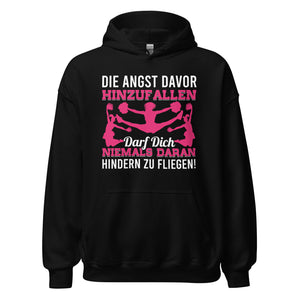 Fliegen trotz der Angst Hoodie - Inspirierender Kapuzenpullover