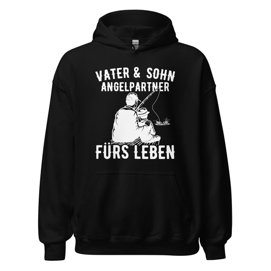 Vater und Sohn Hoodie - Angelpartner fürs Leben